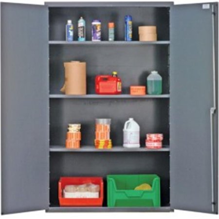 Quantum Storage QSC-3IS Gray Plastic Storage Bin Security Cabinets - 36 x 24 x 72 in.