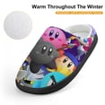thumbnail image 4 of Kids Slippers Kirby House Slippers Warm Soft Plush Slipper Anti-Slip Winter House Shoes for Boys Girls, 4 of 7