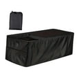 thumbnail image 3 of Funda impermeable para caja de almacenamiento exterior Oxford, funda para banco de patio, protector solar, almacenamiento exterior 147 cm x 72 cm x 62 cm, 3 of 9