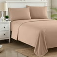 thumbnail image 3 of Sweet Home Collection 1800 Series Bed Sheets - Extra Soft Microfiber Deep Pocket Sheet Set - Taupe, Twin, 3 of 6