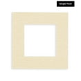 thumbnail image 3 of Canvas Linen Texture Photo Mat - Beige 16x16 for 12x12 Photos - Fits 16x16 Frame, 3 of 4