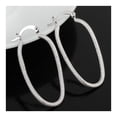 thumbnail image 2 of Boucles d'Oreilles Galvanisées en Or Platine 18K Blanches, 2 of 5