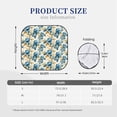 thumbnail image 3 of Fotbe Vintage Blue Flowers Juego de 2 Piezas de Parasoles para Parabrisas | Bloqueador Solar para Auto | Accesorios Plegables para Protección Solar Interior-Large, 3 of 6