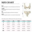 thumbnail image 4 of Kdxio Kawaii Bear Print Women's 2 Piece High Waisted Wrap Spaghetti Strap Summer Swimsuit Bikini Set-, 4 of 7