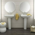 thumbnail image 4 of American Standard Boulevard 24-in Pedestal Sink with 4-in Faucet Holes in White, 4 of 5