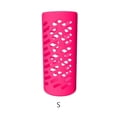 thumbnail image 3 of Inteprter Accesorios de cubierta de silicona Accesorio de envoltura antiarañazos Tapas protectoras de color sólido Reemplazo para 18-32-40oz Cubiertas para muebles de jardín Rosa roja S, 3 of 6