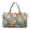 Colorful Floral Print, variant on Garronmavis Sea Turtle Quilted Travel Bag Weekender Overnight Duffle Bag Carry On Gym Dance Bag with Luggage Sleeve & Zipper Pockets