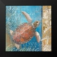 thumbnail image 2 of Turtle and Sea 20x20 Black Modern Framed Museum Art Print Titled - Art Licensing Studio, 2 of 5