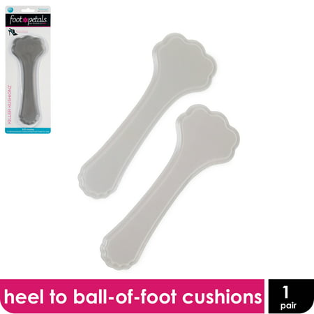 Foot Petals Technogel Killer Kushionz Cushioned Insoles - One Pair of Shock-Absorbing Technogel Inserts for High Heels, Boots, Flats and Other Uncomfortable