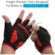 thumbnail image 5 of SZTXJ Cycling Gloves Cycling Half Finger Cycling Gloves Gel Shockproof Anti-Slip MTB Gloves (Black Red), 5 of 5