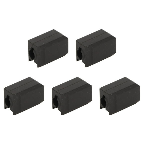 ZOUSSIQI 5Pcs Extruder Hotend Cover Black Silicone Anti Stick Stable Heater Block Cover for Bambu Lab X1 Carbon P1P EL225#03653