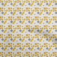 thumbnail image 1 of oneOone Cotton Poplin Twill Yellow Fabric Geometric Craft Projects Decor Fabric Printed By The Yard 56 Inch Wide, 1 of 5
