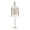 Linen+gold, variant on Male Dress Form Display, Male Mannequin Torso with Head & Arms 53-76 in Height Adjustable Mens Mannequin Body with Tripod Metal Stand for Store Display