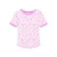 thumbnail image 2 of Sleep On It Girls Short Sleeve Top and Pants Pajama Set, 2-Piece, Sizes 6-14, 2 of 3