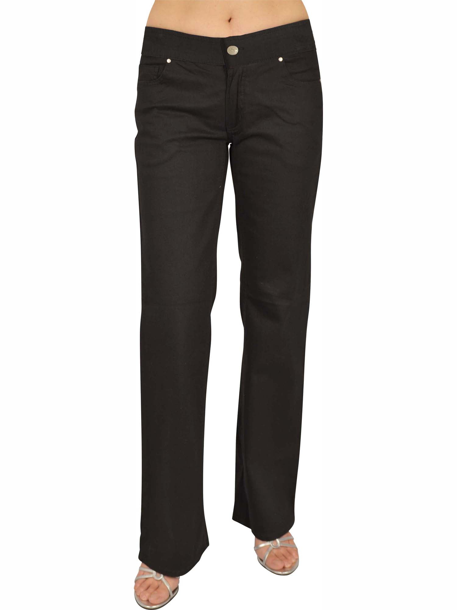 WOMENS DENIM STRETCH JEANS 5834102blk SIZE3