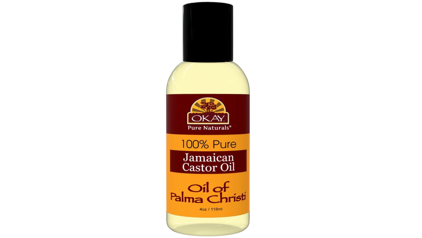 Okay Xtra Dark Black Jamaican Castor Oil Mit Kokosöl - 4 Unzen / 118 Ml Für Haarwachstum