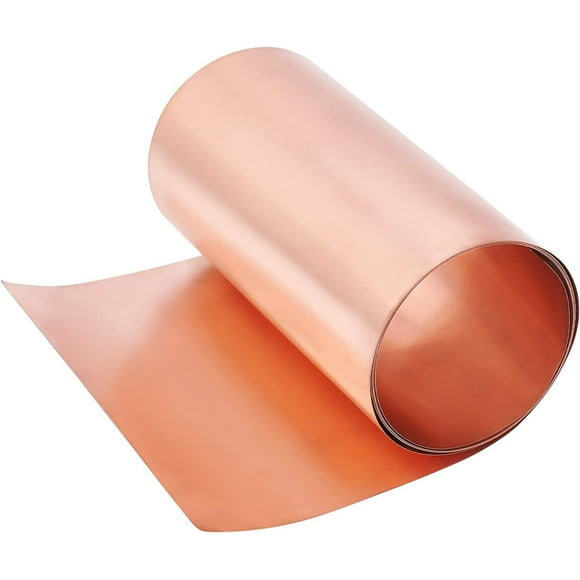 Rollo de cobre de alta pureza, lámina de latón resistente a la intemperie, láminas de cobre color salmón claro