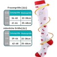 thumbnail image 2 of 2 Pairs Of Support Stockings, Medical, Colourful Cool Sports Knee Sockss/m), 2 of 4