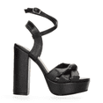 thumbnail image 1 of Sandalias de Fiesta Manila Negro para Mujer [MLA376] negro 25.5, 1 of 10