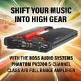 BOSS Audio Systems PV3700 5 Phantom Series Car Audio Amplifier 3700