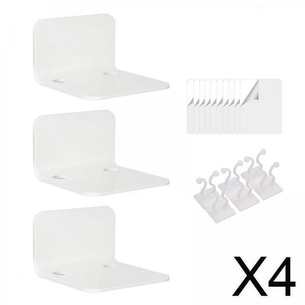 estante flotante,Estante flotante de almacenamiento para montaje en pared,Estantes flotantes de pared Estante de exhibición colgante,Estante organizador de pared repisas decorativas,Estantes