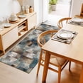 2x6ft Area Rug,Gradient Color Block Abstract Art Washable Large Rugs ...
