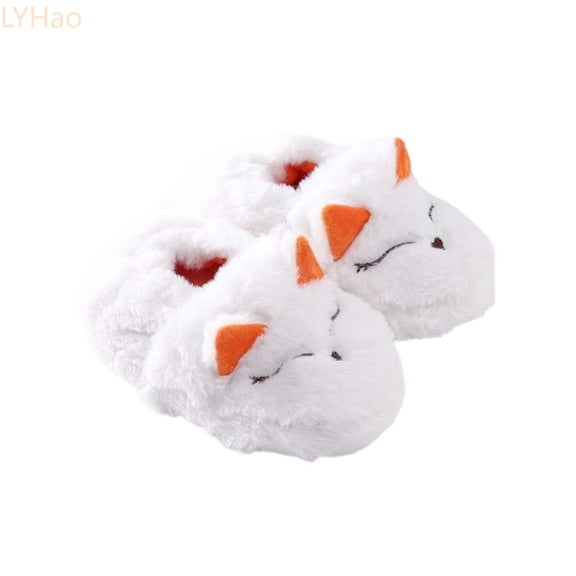 LYHaoo Winter Warm Shaped Design Indoor Slippers For Girls Suitable For Children To Wear Soft And Comfortable Suitable For Children To Use. Sizes 10.5 Little Kid 4.5-5 Years