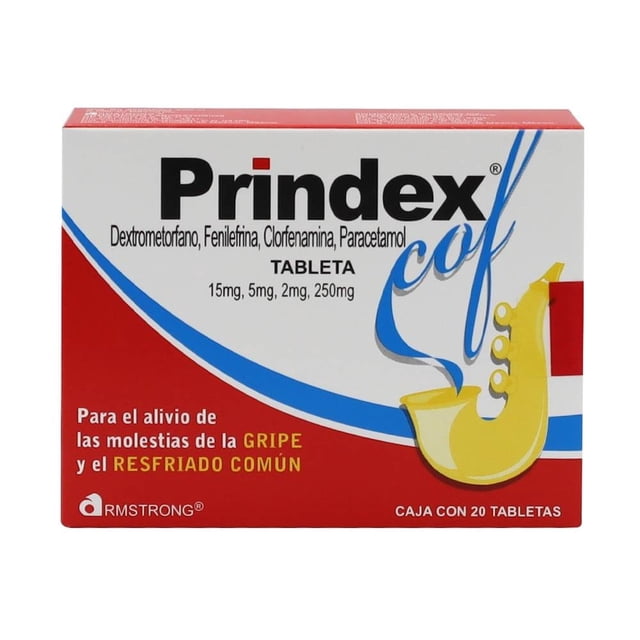 Prindex Cof cof 20 tabletas