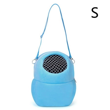 jiacuix Go Out Portable Pet Storage Bag Cotton Mesh Breathable Hamster Shoulder Bag