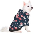 thumbnail image 2 of Gaeub Cherry Blossoms Dog Hoodie Sweatshirts Warm Dog Clothes for Small Dogs,Puppy and Cat Costume-Small, 2 of 7