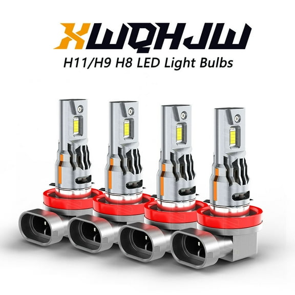 H11 H9 LED Headlight Super Bright Bulbs Kit 6000K White10000LM High/Low Beam