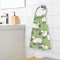 thumbnail image 5 of Cartoon Sheep Bath Towel 100% Cotton Soft Thick High Absorbency Hand Face Towel Single Pack 16x28in, 5 of 7