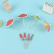 thumbnail image 4 of 10/20/50 Uds paraguas de cóctel palo selecciones decorativas fruta cupcake postre Buffet sombrillas para cóctel selecciones de bebidas vajilla de fiesta, 4 of 4