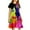 Multicolor, variant on OKSALE Cute Cat Dress for Girls 4-14 Years Printed Dresses Funny Tie Dye Dress Casual Pleated Midi Dresses Soft Short Sleeve Sundress for Kids