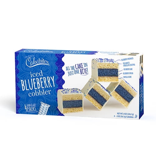 Iced Blueberry Cobbler Cakebites Family Pack WM
