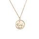 thumbnail image 3 of Collar para Mujer de Horóscopo LuckyLy, Acero Inoxidable con Baño de Oro 18k y Dije de Signo Zodiacal, Modelo Astra dorado UNITALLA, 3 of 8