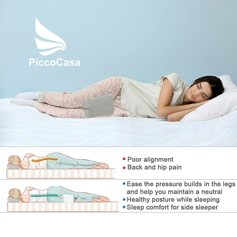 Memory Foam Leg Knee Side Sleeper Pillow Contour Legacy for Comfort &  Relief