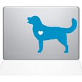 thumbnail image 1 of The Decal Guru I Love My Golden Retriever Decal Vinyl Sticker, 13" MacBook Pro (2015 & Older Models), Light Blue, 1 of 1