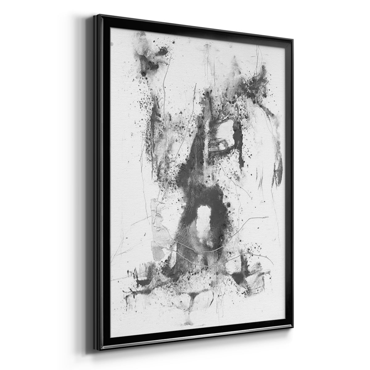 Graphite Abstract II Premium Framed Print, in Gold, Black, or Silver - Ready to Hang