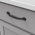 thumbnail image 4 of Hickory Hardware P2998-RI-10B 5.06 in. Raffiné Rustique Centre à Centre Pull&44; Fer Rustique - Pack de 10, 4 of 5