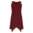 thumbnail image 4 of yillto Womens Plus Size Dress Sleeveless Tank Dress Loose Flowy Cover ups Beach Swimsuit Sundress, 4 of 6