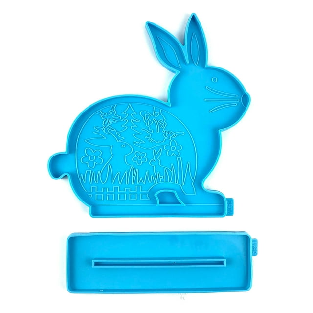 Large Silicone Molds for Epoxy Resin Easter Diy Resin Silicone Crystal Epoxy Resin Molds for Books Office Home Decoration Gift Epoxy Resin Molds Silicone Large