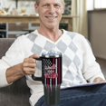 thumbnail image 3 of Gifts For Dad From Daughter, Son, Wife - Christmas, Father''s Day, Valentines Day, Birthday Gifts For Dad, Father Gifts, Papa Gifts - 40 oz Stainless Steel Tumbler with Handle and Straw, 3 of 5