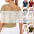 thumbnail image 2 of Purcolt Womens Crop Athletic Tops Lightweight Casual Crewneck Short Sleeve Cross Cut Out Back Shirts Comfort Loose Fit Sport Tee Shirt for Workout Running Gym, 2 of 6