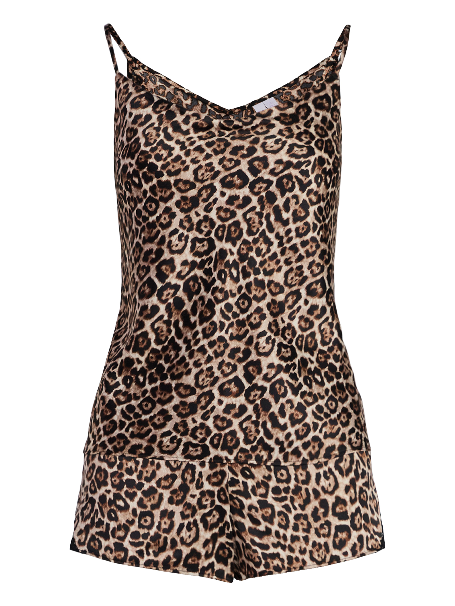 Joyspun Women’s Lace Trim Satin Cami and Shorts Set, Sizes S-3X