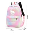 thumbnail image 4 of 3Pcs/set Sanrio Hello Kitty Teenage Girl Casual Schoolbag Large Capacity Backpack Cute Bookbag Adjustable Strap for Kid Travel, 4 of 5