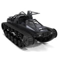 thumbnail image 3 of Recargable RC Tank Car Control remoto Coche 1/12 2.4GHz Regalos de juguete 360 ° Rotación de vehícul TOMSHOO Negro, 3 of 7