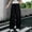 01 Black, variant on Kids Solid Wide Leg Cargo Pants Elastic Waist Multi-Pocket Casual Streetwear Trousers,Size 5-15
