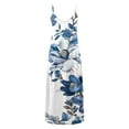 thumbnail image 4 of Qiopertar Mode Femmes Été Décontracté Robe Longue Sans Manches Col en V en Solde Livraison Gratuite à Moins de 5$ jusqu'à 90 % de Réduction, 4 of 5