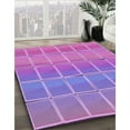 thumbnail image 3 of Ahgly Company Machine Washable Indoor Rectangle Transitional Heliotrope Purple Area Rugs, 2' x 3', 3 of 7